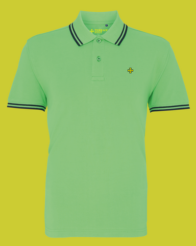 Pique Polo :: Lime