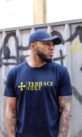 Cult X Logo Tee :: Navy